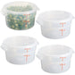 Curta 2 Qt Round Polypropylene Food Storage Container