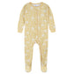 Gerber Baby Girl'S Toddler 2-Pack Footed Pajamas, Rose Garden Yellow, 2T