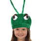 elope Kid's Grasshopper Plush Costume Hat - Velvet Hat with Plush and Plastic Eyes - Green
