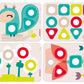 Miniland ECO Nuts & Bolts with Activities - STEM, Geometric, Shapes, Visual Motor Coordination, Highly Resistant