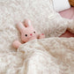 Bulutu 100% Cotton Muslin Kids Toddler Pillowcase Standard Size, 28'X18', Cute Rabbit Pattern Toddler Boys Girls Pillow Cases