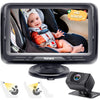 Rohent Baby Car Camera HD 1080P - Rear-Facing Infant Monitor with Night Vision Car Camera for Baby 150 Wide-Angle Lens Anti-Glar