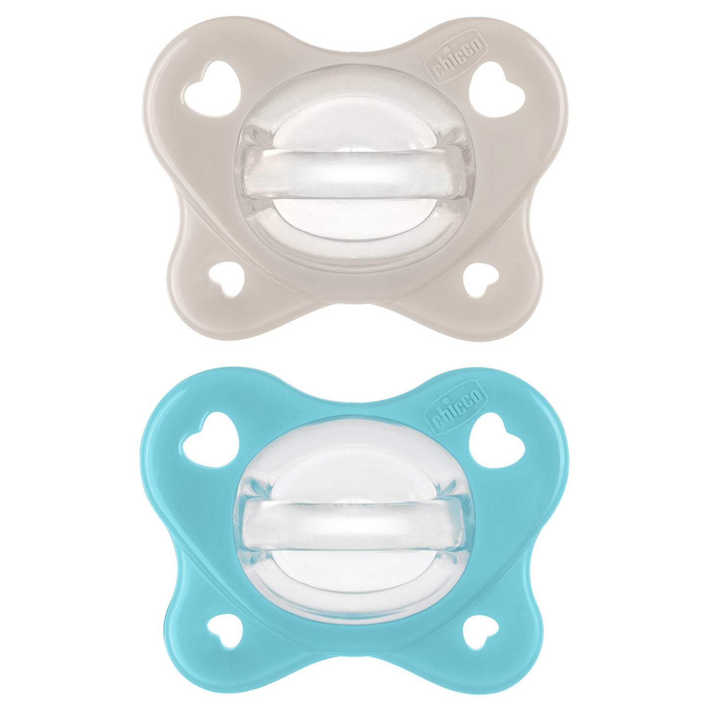 Chicco Physioforma Dual Soft One-Piece Orthodontic Silicone Pacifier For Babies 6-16 Months | Bpa & Latex Free | Reusable Case |