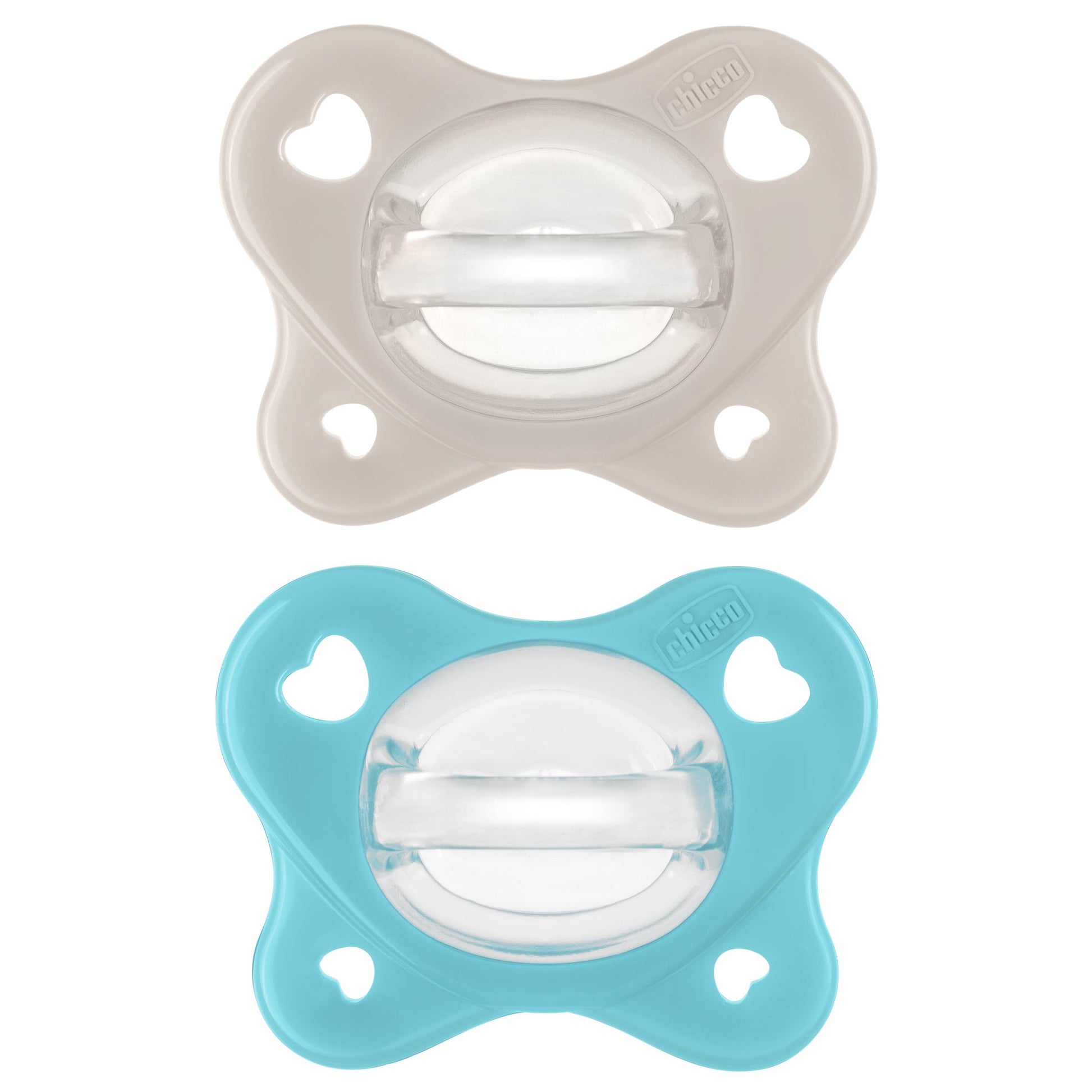 Chicco Physioforma Dual Soft One-Piece Orthodontic Silicone Pacifier For Babies 6-16 Months | Bpa & Latex Free | Reusable Case |