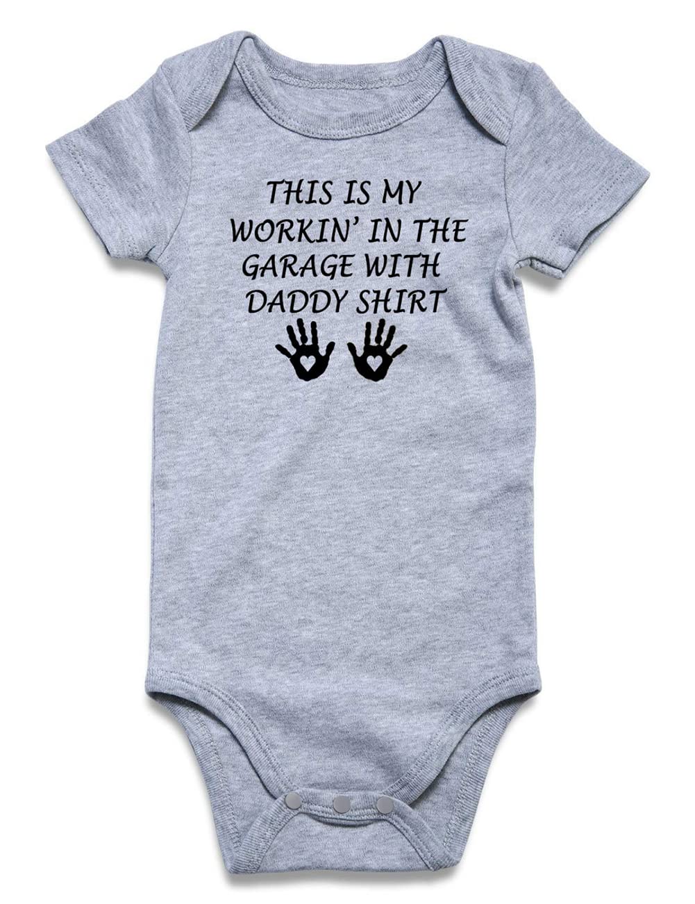 Funnycokid Baby Boys Girls Clothes Bodysuit Newborn Stuff Gender Neutral Announcement Romper This Is My Workin In The Garage Wit