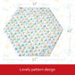 Hexagon Playpen Mat, Dinosaur Print Baby Playmat Kids Tent Mat Hexagon Rug Mat Suitable For Regalo My Play Portable Play Yard Si