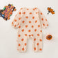 Halloween Baby Boy Girl Outfit Pumpkin Long Sleeve Onesie Romper Jumpsuit Halloween Clothes Girl Boy (Pumpkin Onesie,12-18 Month