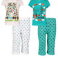 SINI MINI Girls Dot Print Capri Set Combo