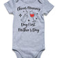 First Mother'S Day Baby Clothes 3-6 Months Outfit Cute Cheers Mommy Bodysuit Newborn Boys Romper