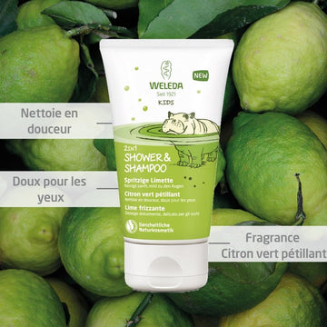 Weleda Kids 2-in-1 Lively Lime Shampoo & Bodywash 150ml