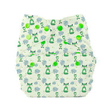 Bumberry Cloth Diaper Cover Shell Perfect For Babies Between 636 Months, 7 To 15 Kgs, Fuzzy Fox, No Insert Included (Adjustable