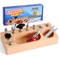LearnToy Montessori Toys for 3 4 5 Year Old - Montessori Screwdriver Board Set - Learning Sensory Toys - Fine Motor Skills Toys 