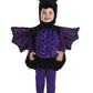 Underwraps Toddlers Bat Belly Babies Costume, Black/Purple, Extra Large (4-6)