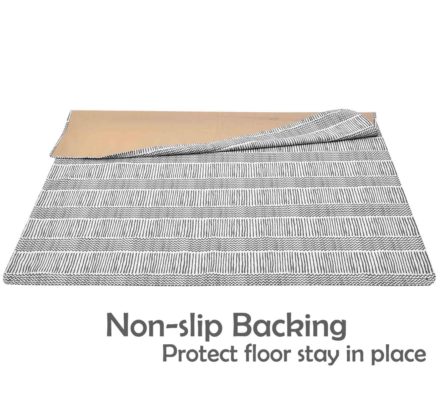 Splat Mat For Under High Chair/Arts/Crafts, Triluby 51' Waterproof Non Slip Food Splash Mat For Eating Mess, Washable Weaning M