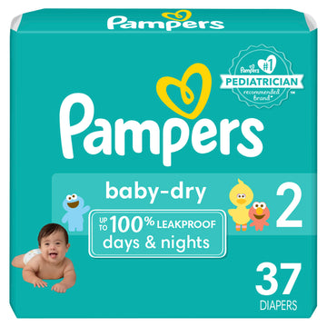 Pampers Baby Dry Diaper Size 2 37 Ct Old