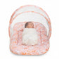 Kausbabi Newborn Baby Foldable Bedding Set, Bed Mattress with Mosquito Net & Neck Pillow, Portable Sleeping Nest Travel, Infant 