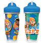 Playtex Baby Sipsters Stage 3 Straw Cups, Spill-Proof, Leak-Proof, Insulated - Car, Construction, And Donosaur, 9 Oz, 3 Count