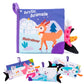 Love&Mini Baby Cloth Book Toys - Arctic Whale Sensory Touch & Feel Crinkle Books for Babies 6+ Months, Early Development Interac