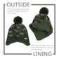 Jangannsa Knitted Baby Hat Scarf Set Winter Warm Boys Girls Beanie Fleece Lining Toddler Kids Hats With Pompom (Olive Green Hat,