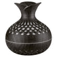 Mini Humidifier Essential Oils Diffuser 3-in-1 Humidifier with Colorful Light 300ML 2 Spray Modes Quiet USB Wood Grain Vase Shap