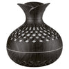 Mini Humidifier Essential Oils Diffuser 3-in-1 Humidifier with Colorful Light 300ML 2 Spray Modes Quiet USB Wood Grain Vase Shap