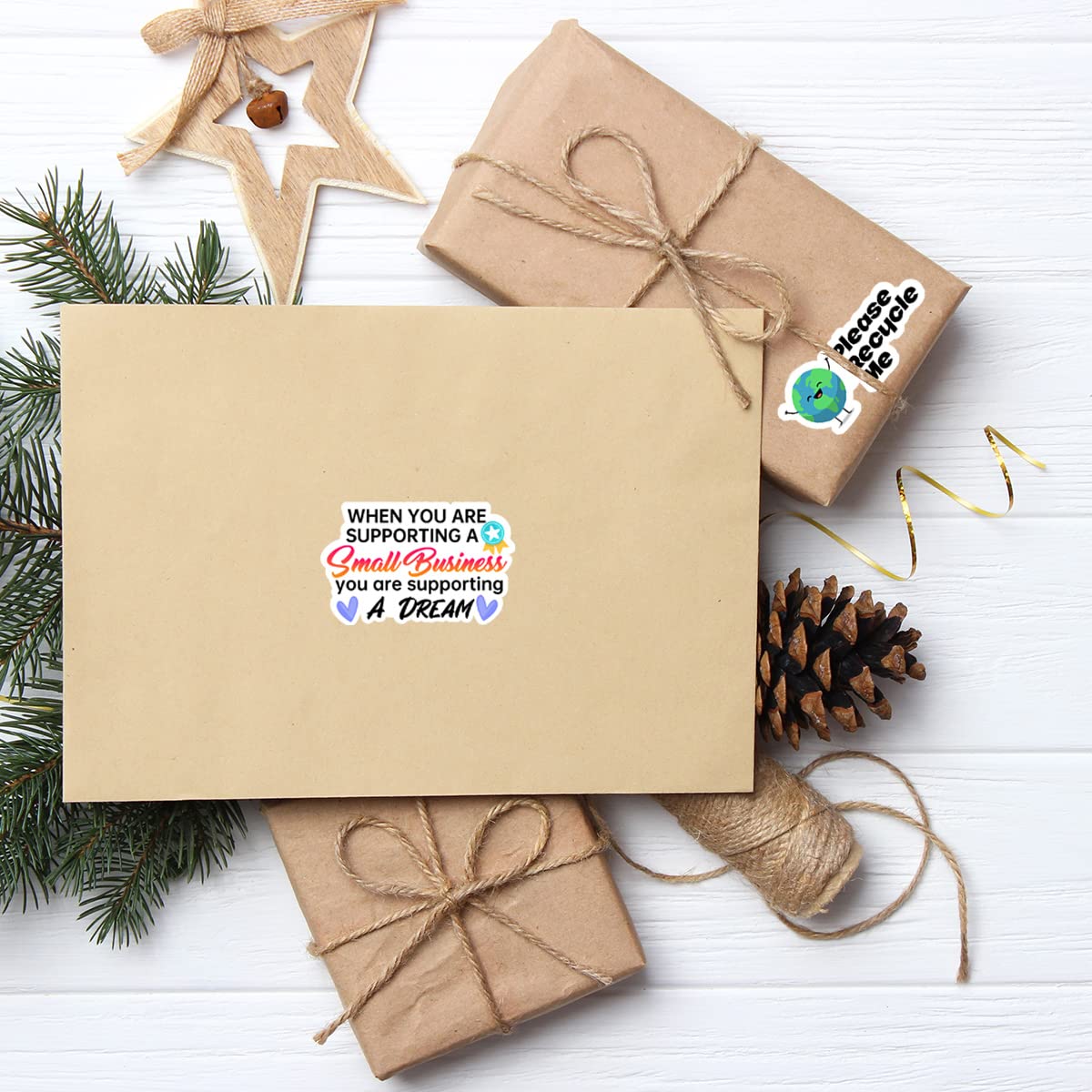 Cute Small Business Stickers,Funny You Are Supporting A Dream Small Business Stickers,Thank You Stickers, Packaging Stickers, Ma