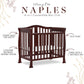 Dream On Me Addison 4-In-1 Convertible Mini Crib In Espresso, Greenguard Gold Certified, Non-Toxic Finishes, Built Of New Zealan