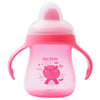 1St Step Matte Collection Bpa Free Polypropylene Hard Spout Sipper With Twin Handles For Easy Grip  Pink