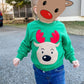 Akyzic Baby Boys Sweatshirts Christmas Reindeer Shirt Kids Fleece Crewneck Pullover Winter Warm Toddler Girls Xmas Sweaters Tops