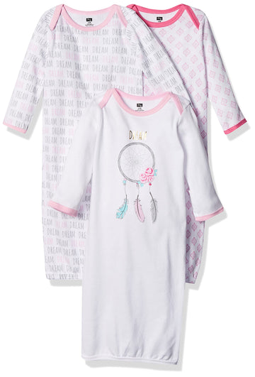 Hudson Baby Unisex Cotton Gowns, Dream Catcher, 0-6 Months