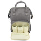 House Of Quirk Baby Diaper Bag Maternity Backpack (Grey)