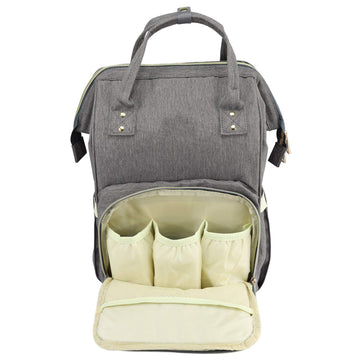 House Of Quirk Baby Diaper Bag Maternity Backpack (Grey)