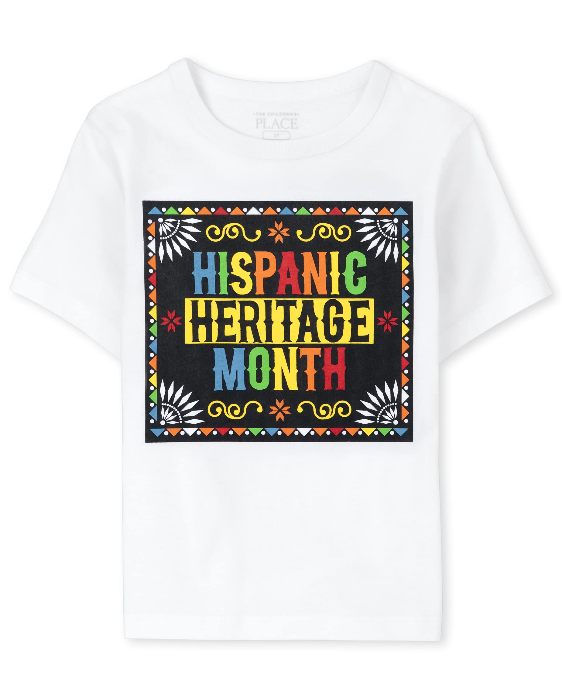 The Children'S Place Baby Boys And Toddler Short Sleeve Graphic T-Shirt, Hispanic Heritage Month, 12-18 Months Us