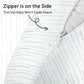 Pea Pod Striped Nursing Pillow Cover Breastfeeding Pillow Slipcover For Moms Soft Breathable Organic Knit Fabric Newborn Infant
