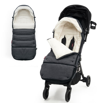 Momcozy Stroller Footmuff Universal | Easily Attaches To Most Strollers | Ultra-Plush,Weather-Proof | Deluxe Warm Stroller Bunti