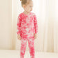 Vaenait Baby Kids Boys Girls Sleepwear Pajamas 2Pcs Set Tiedye-Coral-243 2Xl
