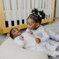 Gerber Baby Unisex 2-Pack 2-Way Zip Thermal Footed Sleep 'N Play, Hedgehog, 0-3 Months