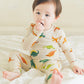 Vaenait Kids Long Sleeve Sleepwear Pajamas 2Pcs Set Modal Jurassic+Beige Xs