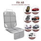 Meolsaek Car Seat Protector For Child Car Seat, 600D Fabric Waterproof Car Seat Cover With Non-Slip Backing, Under Baby Car Seat