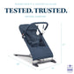 Baby Delight Alpine Deluxe Portable Bouncer, Infant, 0 - 6 Months, Quilted Indigo