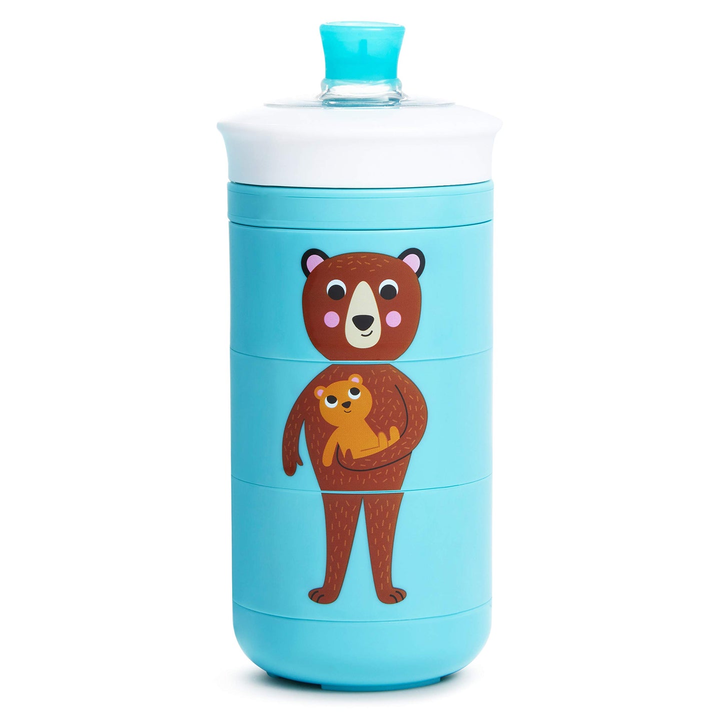 Munchkin Twisty Mix & Match Animals Bite Proof Sippy Cup, 9 Ounce, Blue
