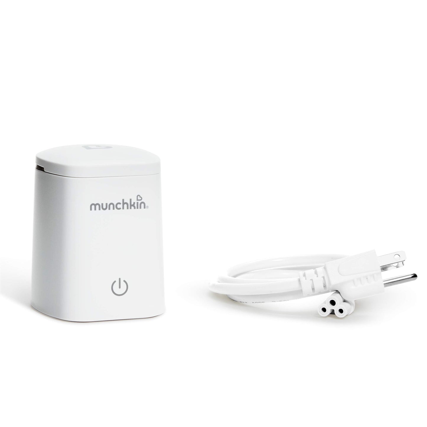 Munchkin 98 Digital Bottle Warmer (Plug-in) with Four Adapters - Fits Most Baby Bottles, White, 1 Count (Pack of 1)