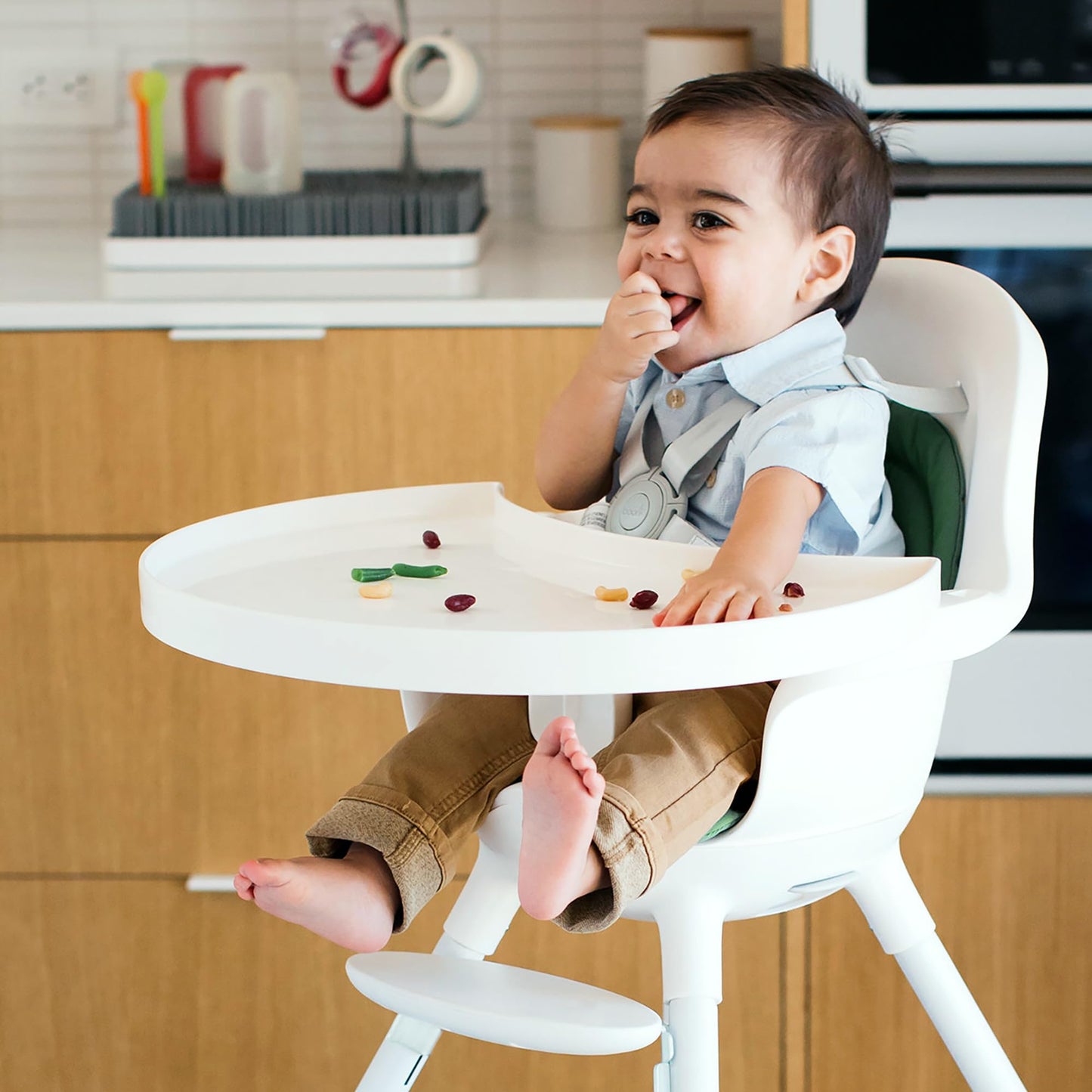 Boon Grub High Chair Tray - Extra Tray For Use With Boon Grub High Chair - Dishwasher Safe Baby Chair Tray For Extra Room For Ba