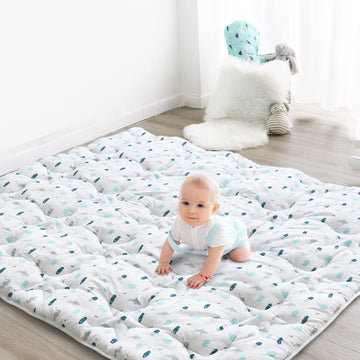 Baby Play Mat For 71'' X 59'' Playpen, Playmat For Babies And Toddlers, Baby Mat For Floor Large & Thick, Non Slip Cushioned Bab