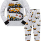 Little Boys Pajamas For Toddler Clothes Set Truck Sleepwear Long Sleeve 100% Cotton 2 Piece Kids Pjs(Truck-21 4T)