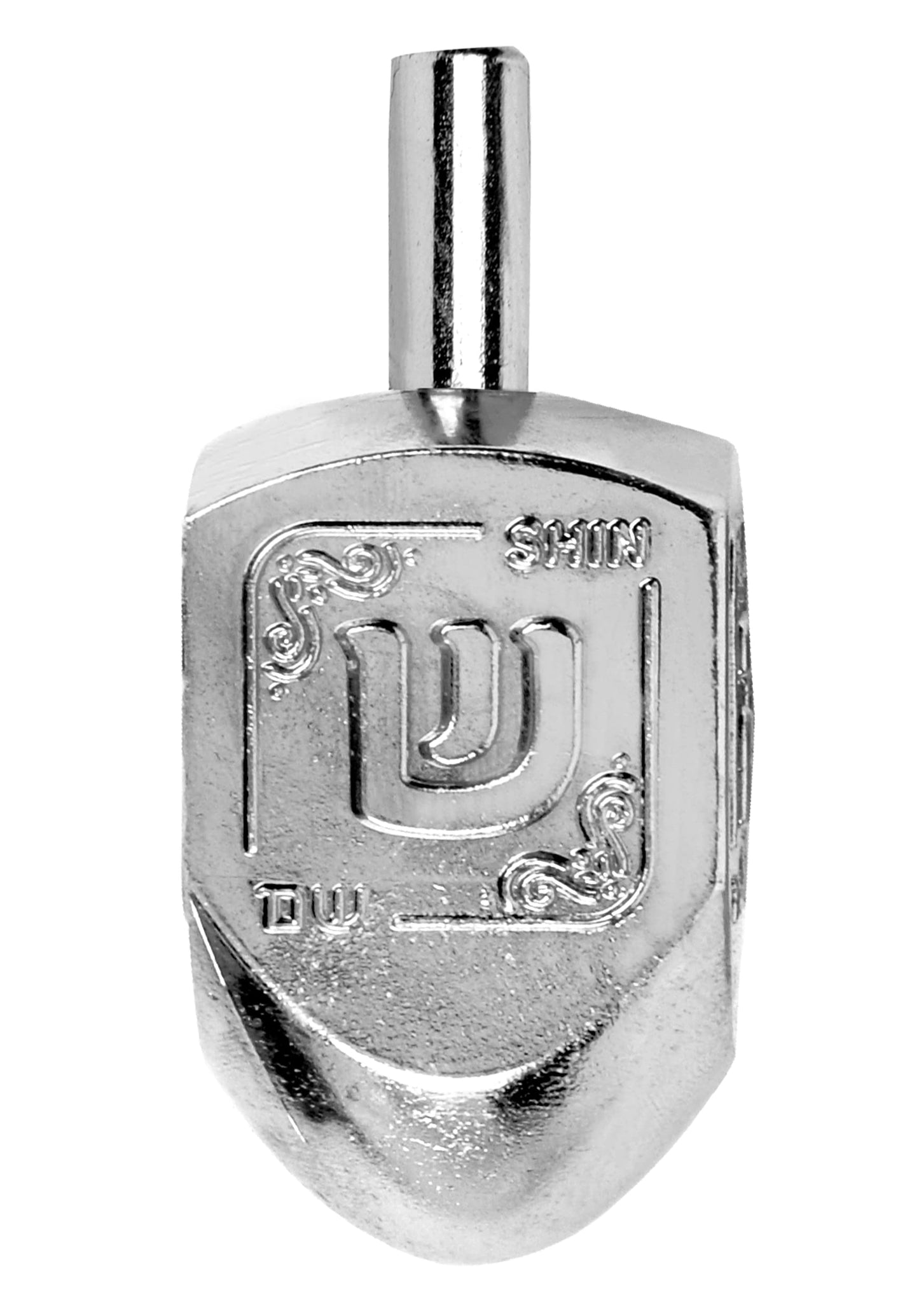Hanukkah Dreidels - Metallic Blue And Silver Dreidel - 30 Pack Medium - Dreidels In Bulk