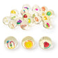 MATICAN Bouncy Balls Bulk, 18-Count, Assorted Fruit Designs, 1 Rubber High Bouncing Balls for Kids, Party Favors, Carnival Prize