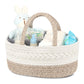 Maliton Diaper Caddy Organizer For Baby, Cotton Rope , Changing Table Diaper Storage Baskets For Storage, Baby Shower Gifts For