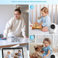 Iegeek 5.5 Split-Screen Baby Monitor,2.5K Uhd Baby Monitor With 2 Cameras And Audio,Night Light,Prone Sleeping&Cry Detection,Two