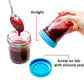 Youngever Glass Baby Food Storage, 6 Ounce Baby Food Glass Containers With Airtight Lids, Glass Jars With Lids (8 Coastal Colors